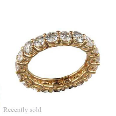 The waves eternity ring 3.05Cts total weight