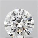 Natural Diamond 0.70 Carats, Round with Excellent Cut, D Color, SI1 Clarity and Certified by GIA