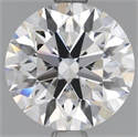 Del inventario de diamantes de laboratorio, 2.13 quilates, Redondo , Color F, claridad VVS2 y certificado IGI