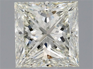 Picture of Natural Diamond 1.01 Carats, Princess with  Cut, J Color, VVS2 Clarity and Certified by GIA