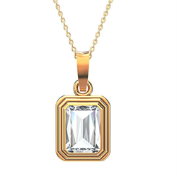 Picture of Pendant setting for square diamonds