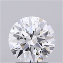 Lab Grown Diamond 2.01 Carats, Round with Ideal Cut, D Color, VVS2 Clarity and Certified by IGI