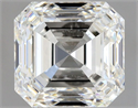 Natural Diamond 1.01 Carats, Asscher with  Cut, H Color, SI1 Clarity and Certified by GIA