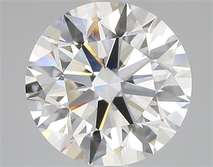 Picture of Lab Grown Diamond 5.04 Carats, Round with Ideal Cut, E Color, VVS2 Clarity and Certified by IGI