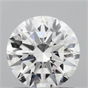 Lab Grown Diamond 1.00 Carats, Round with Excellent Cut, D Color, VVS2 Clarity and Certified by IGI
