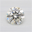 Natural Diamond 0.40 Carats, Round with Excellent Cut, K Color, IF Clarity and Certified by GIA