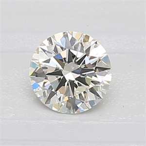 Picture of Natural Diamond 0.40 Carats, Round with Excellent Cut, K Color, IF Clarity and Certified by GIA