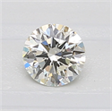 Natural Diamond 0.40 Carats, Round with Excellent Cut, K Color, IF Clarity and Certified by GIA