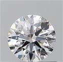 Natural Diamond 0.70 Carats, Round with Excellent Cut, D Color, VS2 Clarity and Certified by GIA