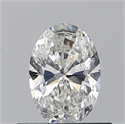 Diamante Natural 0.50 quilates, Ovalado , Color G, claridad VS2 y certificado GIA
