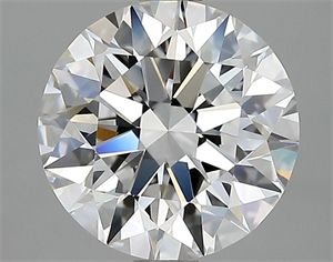 Picture of Natural Diamond 2.03 Carats, Round with Excellent Cut, D Color, FL Clarity and Certified by GIA