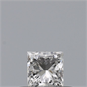 Natural Diamond 0.23 Carats, Princess with  Cut, G Color, VS1 Clarity and Certified by GIA