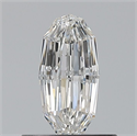 Natural Diamond 0.50 Carats, Oval with  Cut, G Color, SI2 Clarity and Certified by GIA