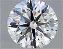 Natural Diamond 0.82 Carats, Round with Excellent Cut, F Color, SI1 Clarity and Certified by GIA
