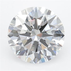 Picture of Lab Grown Diamond 3.50 Carats, Round with Excellent Cut, D Color, VVS2 Clarity and Certified by GIA
