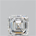 Natural Diamond 1.01 Carats, Asscher with  Cut, I Color, VVS2 Clarity and Certified by GIA