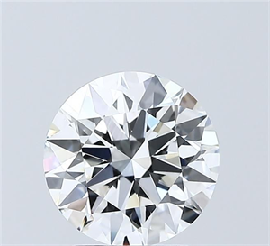 Picture of Lab Grown Diamond 2.00 Carats, Round with Ideal Cut, D Color, VVS2 Clarity and Certified by IGI
