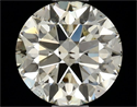 Natural Diamond 0.80 Carats, Round with Excellent Cut, M Color, SI1 Clarity and Certified by GIA