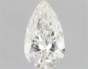 Picture of Natural Diamond 0.51 Carats, Pear with  Cut, I Color, VVS1 Clarity and Certified by GIA