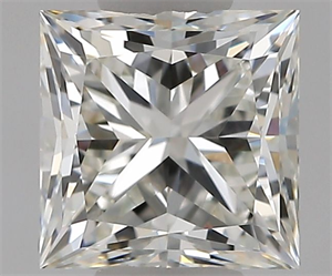 Picture of Natural Diamond 1.01 Carats, Princess with  Cut, I Color, VS1 Clarity and Certified by GIA