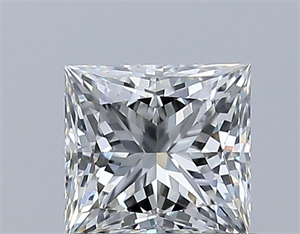 Picture of Natural Diamond 0.50 Carats, Princess with  Cut, I Color, VS2 Clarity and Certified by GIA