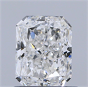 Natural Diamond 0.72 Carats, Radiant with  Cut, G Color, SI2 Clarity and Certified by GIA