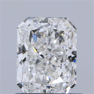 Picture of Natural Diamond 0.72 Carats, Radiant with  Cut, G Color, SI2 Clarity and Certified by GIA