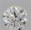 Natural Diamond 0.74 Carats, Round with Excellent Cut, E Color, VVS1 Clarity and Certified by GIA