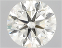 Natural Diamond 0.71 Carats, Round with Very Good Cut, L Color, VVS2 Clarity and Certified by GIA