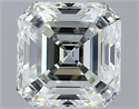 Natural Diamond 1.51 Carats, Asscher with  Cut, I Color, VS1 Clarity and Certified by GIA