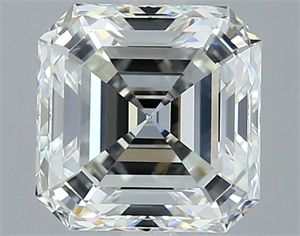 Picture of Natural Diamond 1.51 Carats, Asscher with  Cut, I Color, VS1 Clarity and Certified by GIA