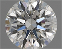 Diamante Natural 0.60 quilates, Redondo , Color I, claridad VVS1 y certificado GIA