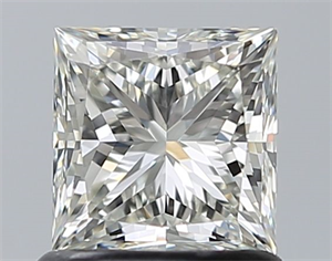 Picture of Natural Diamond 1.01 Carats, Princess with  Cut, J Color, VVS1 Clarity and Certified by GIA