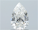 Natural Diamond 0.90 Carats, Pear with  Cut, H Color, VS2 Clarity and Certified by GIA