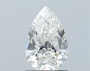 Picture of Natural Diamond 0.90 Carats, Pear with  Cut, H Color, VS2 Clarity and Certified by GIA