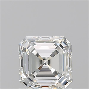 Picture of Natural Diamond 1.06 Carats, Asscher with  Cut, I Color, VVS2 Clarity and Certified by GIA
