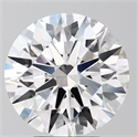Lab Grown Diamond 4.57 Carats, Round with Ideal Cut, D Color, VS1 Clarity and Certified by IGI