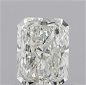 Natural Diamond 0.70 Carats, Radiant with  Cut, H Color, VS1 Clarity and Certified by GIA