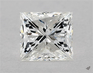 Foto Diamante Natural 1.50 quilates, Princesa , Color G, claridad SI2 y certificado GIA de