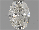 Natural Diamond 0.44 Carats, Oval with  Cut, G Color, SI2 Clarity and Certified by IGI