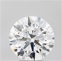 Lab Grown Diamond 3.20 Carats, Round with Ideal Cut, D Color, IF Clarity and Certified by IGI