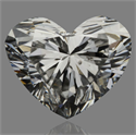 Natural Diamond 0.37 Carats, Heart with  Cut, D Color, SI2 Clarity and Certified by GIA