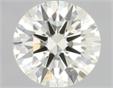 Diamante Natural 0.71 quilates, Redondo , Color N, claridad VVS2 y certificado GIA