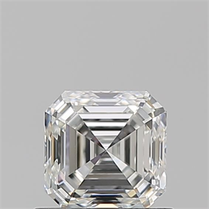 Picture of Natural Diamond 0.73 Carats, Asscher with  Cut, G Color, VVS2 Clarity and Certified by GIA