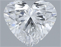 Natural Diamond 0.32 Carats, Heart with  Cut, E Color, VVS1 Clarity and Certified by GIA