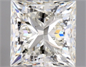 Natural Diamond 1.01 Carats, Princess with  Cut, J Color, SI1 Clarity and Certified by GIA