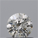 Natural Diamond 0.50 Carats, Round with Excellent Cut, H Color, VVS2 Clarity and Certified by IGI