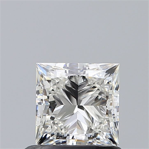 Picture of Natural Diamond 0.80 Carats, Princess with  Cut, H Color, VVS2 Clarity and Certified by GIA