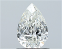 Natural Diamond 0.80 Carats, Pear with  Cut, H Color, VS2 Clarity and Certified by GIA