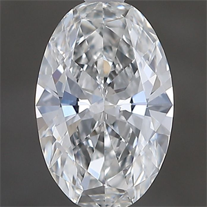 Picture of Natural Diamond 0.80 Carats, Oval with  Cut, F Color, VS1 Clarity and Certified by GIA